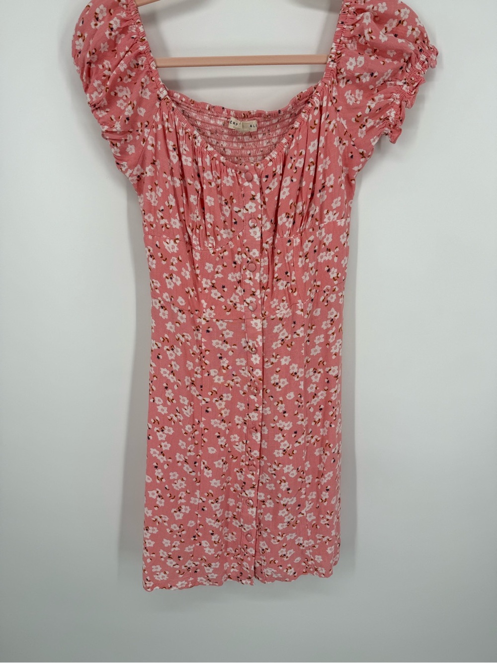 Aeropostale Women's Floral Mini Sundress Small Peasant‎ Boho Cottagecore Prairie